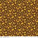 CWH Buildin Crew C8103-BROWN - Cotton Fabric