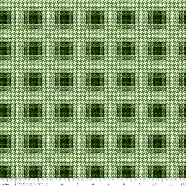 CWH Cloudburst Houndstooth - C16187-GREEN - Cotton Fabric