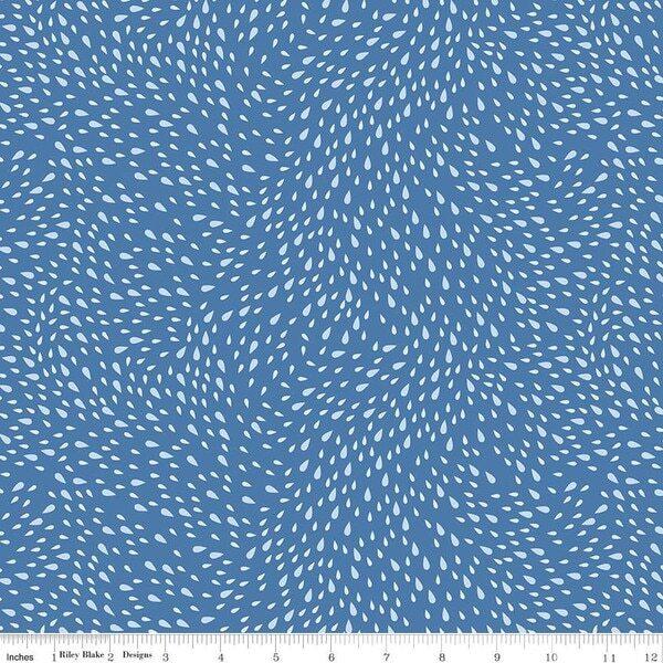 CWH Cloudburst Rain - C16185-BLUE - Cotton Fabric