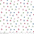CWH Cloudburst Umbrellas - C16182-WHITE - Cotton Fabric
