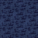CWH Come Let Us Adore Him Silhouettes - C16311-NAVY - Cotton Fabric