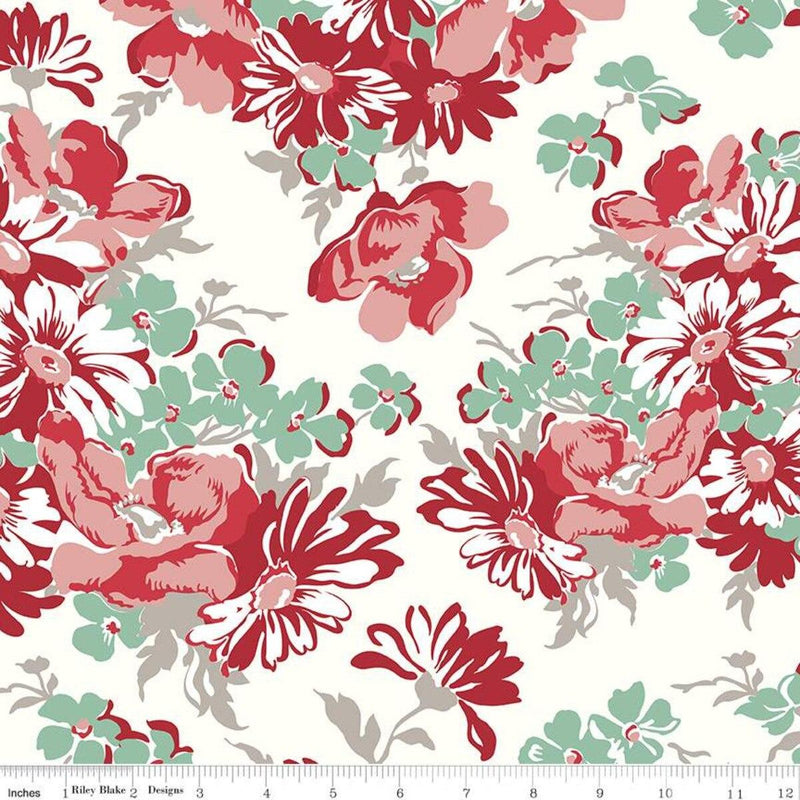CWH Cook Book 108" - WB11776-CAYENNE - Cotton Fabric