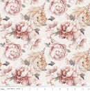 CWH Daybreak On The Prairie Peonies - CD17680-CREAM - Cotton Fabric