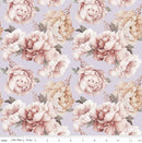 CWH Daybreak On The Prairie Peonies - CD17680-PURPLE - Cotton Fabric