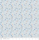 CWH Daybreak On The Prairie Wildflowers - C17685-BLUE - Cotton Fabric
