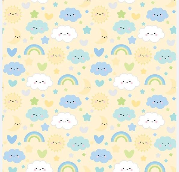 CWH Designer Flannel Baby Boy Sweet Dreams - F13330-SUNSHINE - Cotton Flannel Fabric
