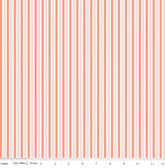 CWH Designer Flannel Make A Pretty Life Stripes - F13340-BLUSH - Cotton Flannel Fabric