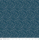 CWH Designer Flannel Winter Magic Swirls - F16788-NAVY - Cotton Flannel Fabric