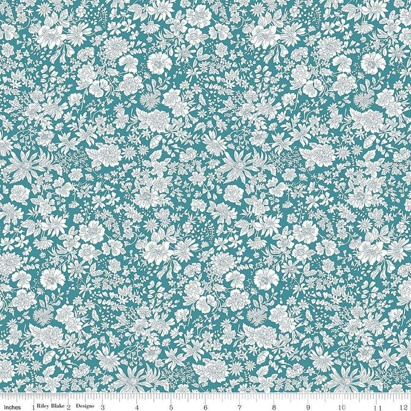 CWH Emily Belle - 01666413A Peacock - Cotton Fabric