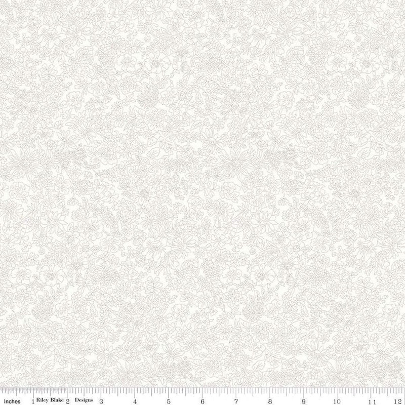 CWH Emily Belle - 01666416A Ivory - Cotton Fabric