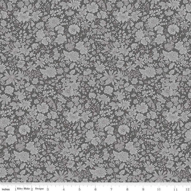 CWH Emily Belle - 01666430A Charcoal - Cotton Fabric