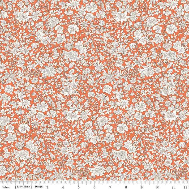 CWH Emily Belle - 01666432A Tangerine - Cotton Fabric