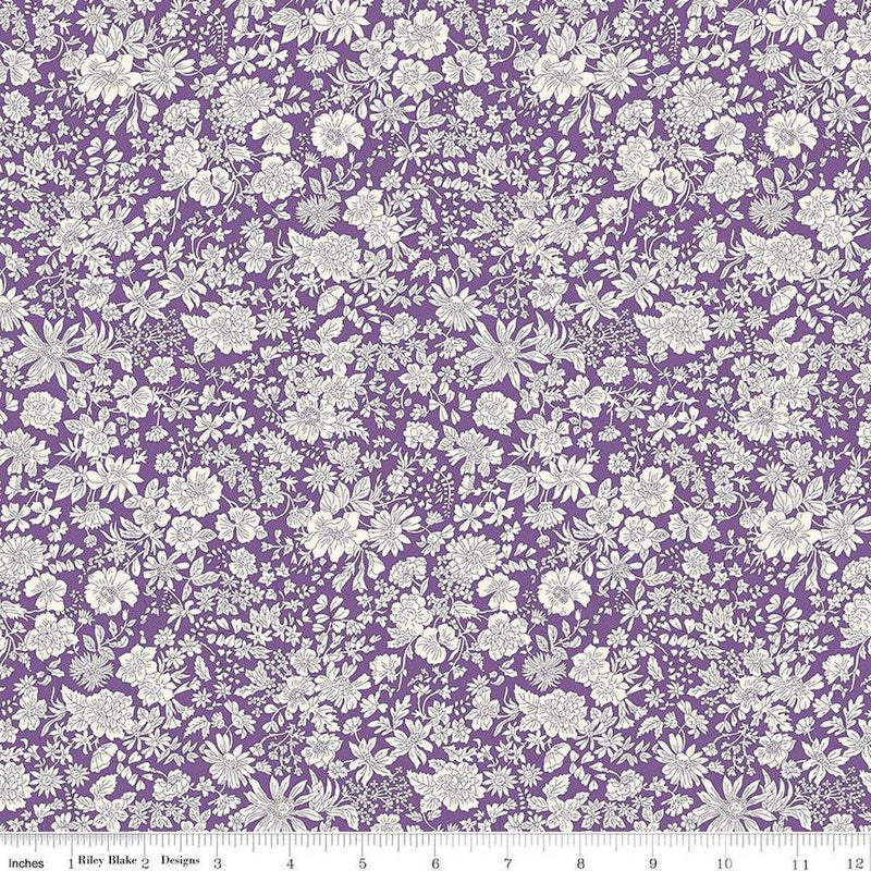 CWH Emily Belle - 01666437A Damson - Cotton Fabric
