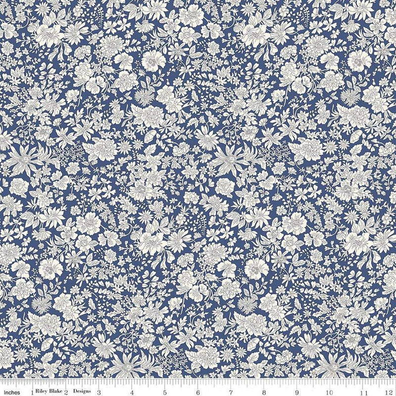 CWH Emily Belle - 01666441A Sapphire - Cotton Fabric