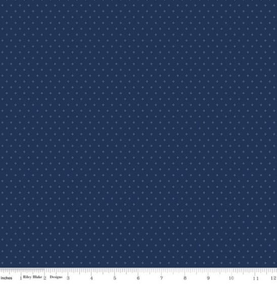 CWH Essence Foils - C16460-NAVY - Cotton Fabric