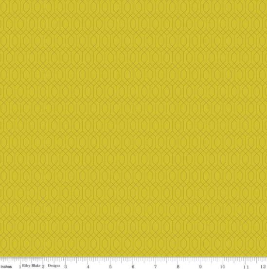 CWH Essence Lattice - C16462-CITRON - Cotton Fabric
