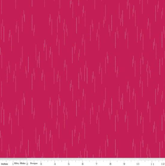 CWH Essence Raindrops - C16461-MAGENTA - Cotton Fabric