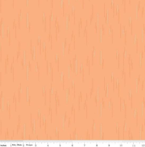 CWH Essence Raindrops - C16461-MARMALADE - Cotton Fabric