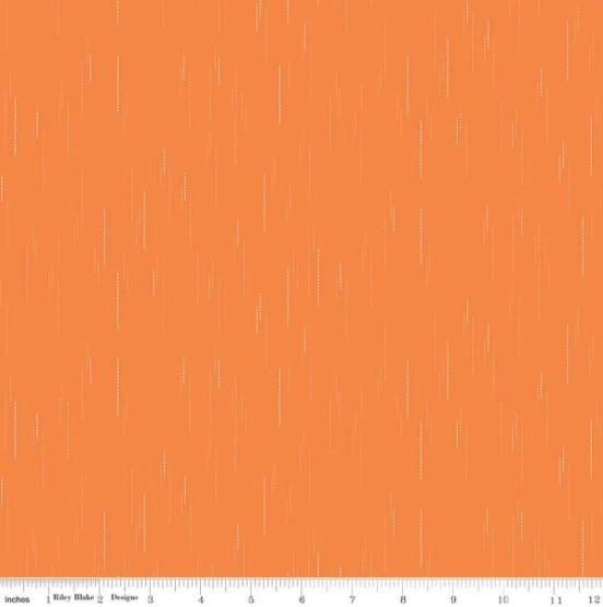 CWH Essence Raindrops - C16461-ORANGE - Cotton Fabric