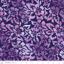 CWH Expressions Batiks - Backyard Birds - BT23582-176 Purple Haze - Cotton Batik Fabric