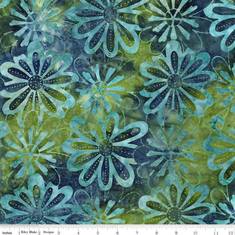 CWH Expressions Batiks - Carnival Gass - BT23362-286 Tropical Rainforest - Cotton Batik Fabric