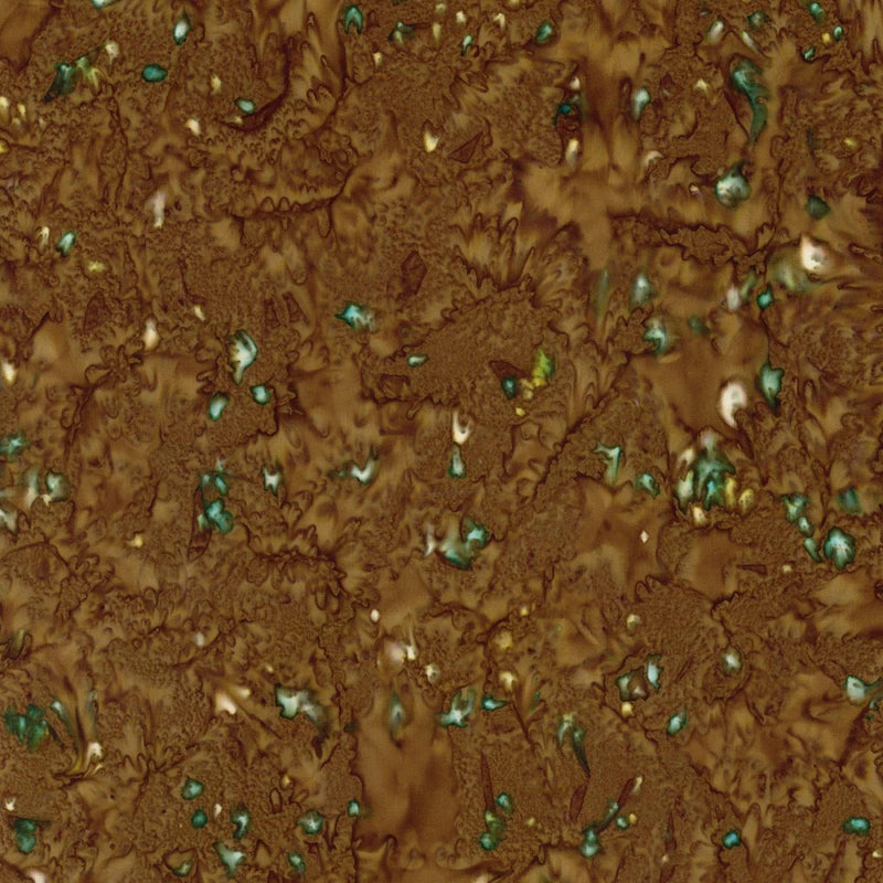 CWH Expressions Batiks - Color Beads - BT23250-147 Ginger Syrup - Cotton Fabric
