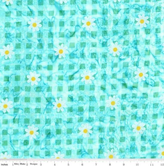 CWH Expressions Batiks - Daisy Dots - BT23403-276 Aegean - Cotton Batik Fabric