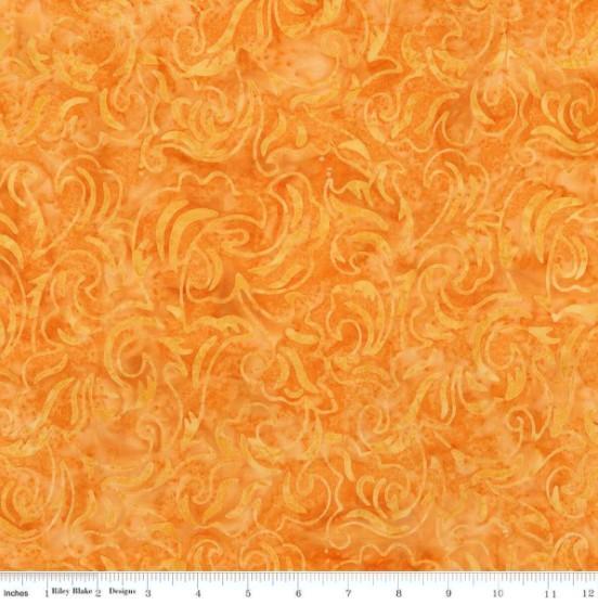 CWH Expressions Batiks - Garden Fresh - BT23410-236 Marigold - Cotton Batik Fabric