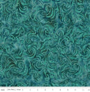 CWH Expressions Batiks - Garden Fresh - BT23410-277 Tempo Teal - Cotton Batik Fabric