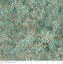 CWH Expressions Batiks - Ornamental Floreale - BT23211-281 Caribbean Shale - Cotton Batik Fabric