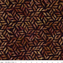 CWH Expressions Batiks - Divine Vines - BT23301-168 Black Beans - Cotton Batik Fabric
