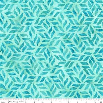 CWH Expressions Batiks - Divine Vines - BT23301-271 Adriatic Mist - Cotton Batik Fabric