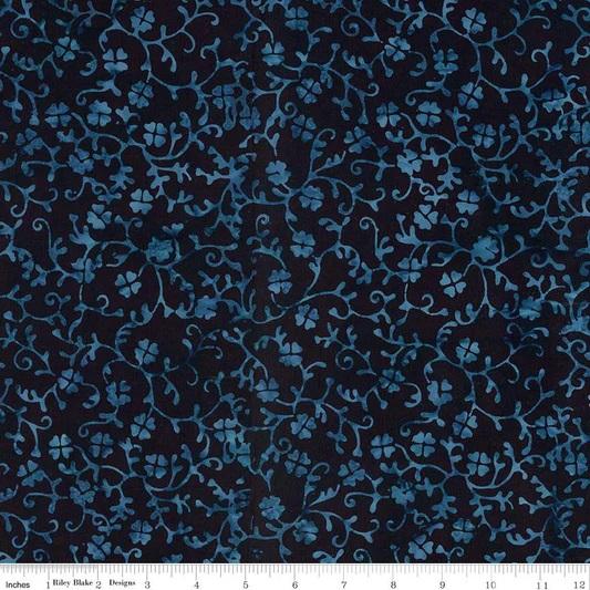 CWH Expressions Batiks - Divine Vines - BT23303-308 Rainstorm - Cotton Batik Fabric