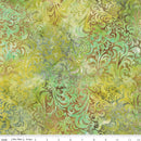 CWH Expressions Batiks Elementals - Twirl & Swirl - BT21900-321 Artichoke - Cotton Batik Fabric
