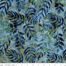 CWH Expressions Batiks - Floral Reflections - BT23184-305 Denim Bijou - Cotton Batik Fabric