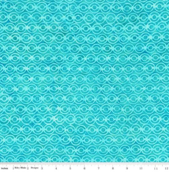 CWH Expressions Batiks Geometric Splash - BT23201-275 Calypso - Cotton Batik Fabric