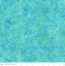 CWH Expressions Batiks - Geometric Splash - BT23202-274 Aquamarine - Cotton Batik Fabric