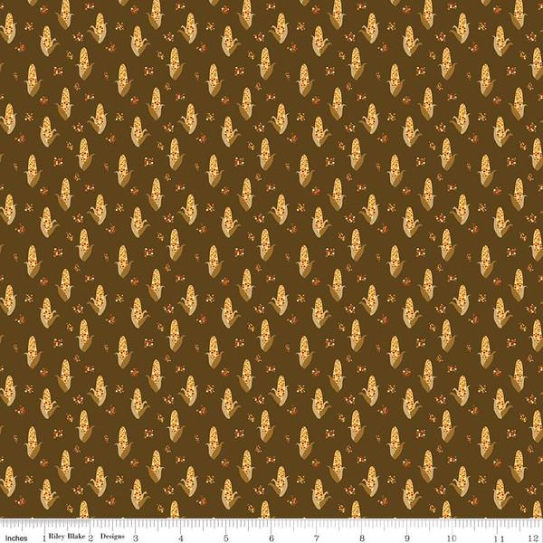 CWH Fall's In Town - C13514-BROWN - Cotton Fabric