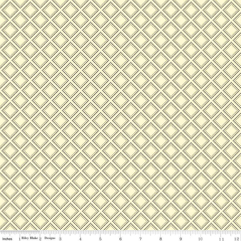 CWH Fall's In Town - C13517-CREAM - Cotton Fabric
