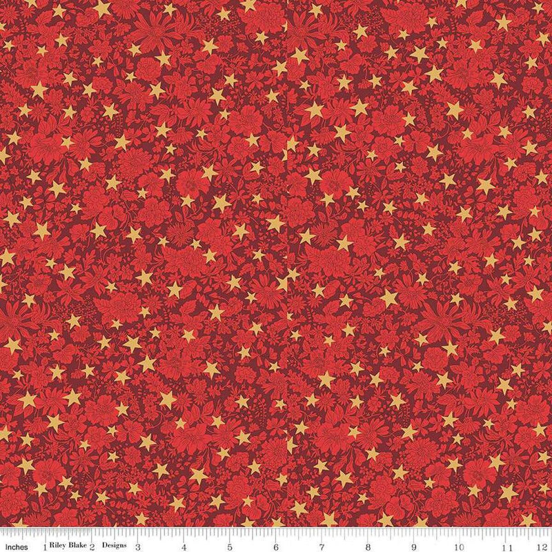 CWH Festive Greetings Emily Star - 01667431B - Cotton Fabric