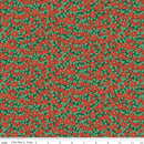 CWH Festive Greetings Peaceful Poinsettias - 01667434A - Cotton Fabric