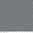 CWH Flannel Snow Leopard Snowflakes - F13193-GRAY - Cotton Flannel Fabric