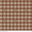 CWH Friends of Smokey Bear Buffalo Check - C16502-BROWN - Cotton Fabric