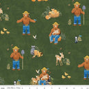 CWH Friends of Smokey Bear Main - CD16500-FOREST - Cotton Fabric
