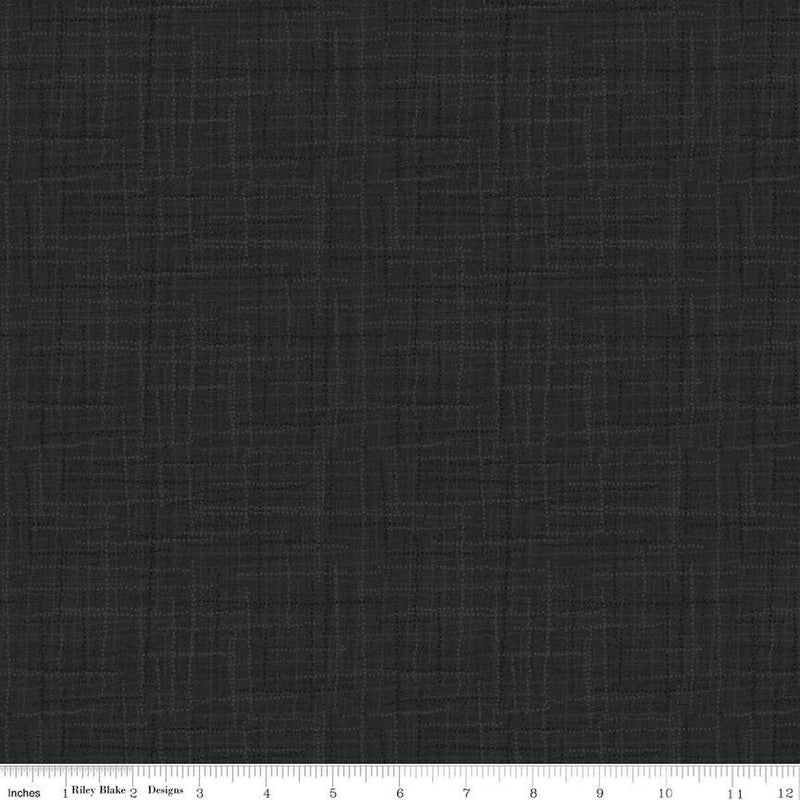 CWH Grasscloth - C780-BLACK - Cotton Fabric