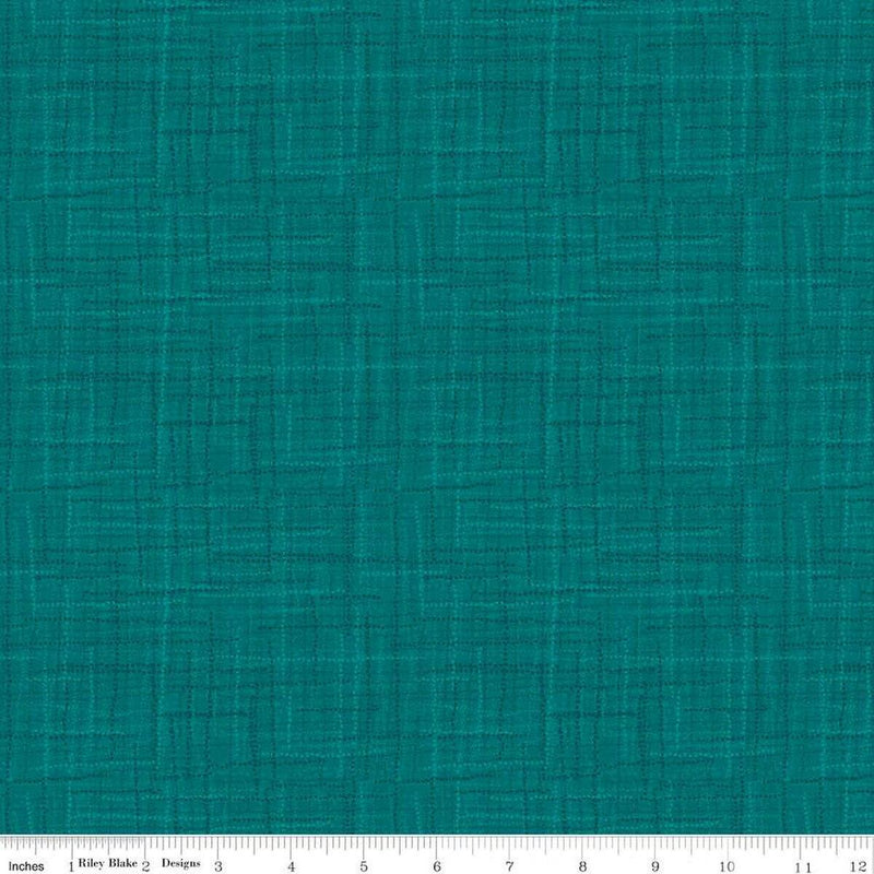 CWH Grasscloth - C780-DARKTEAL - Cotton Fabric