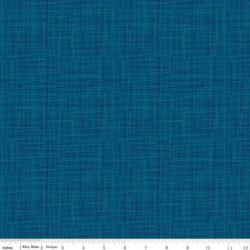 CWH Grasscloth - C780-DENIM - Cotton Fabric