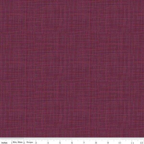 CWH Grasscloth - C780-PLUM - Cotton Fabric