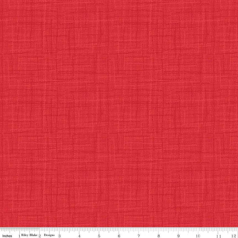 CWH Grasscloth - C780-RED - Cotton Fabric