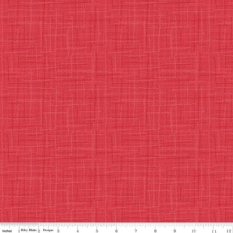 CWH Grasscloth - C780-ROUGE - Cotton Fabric